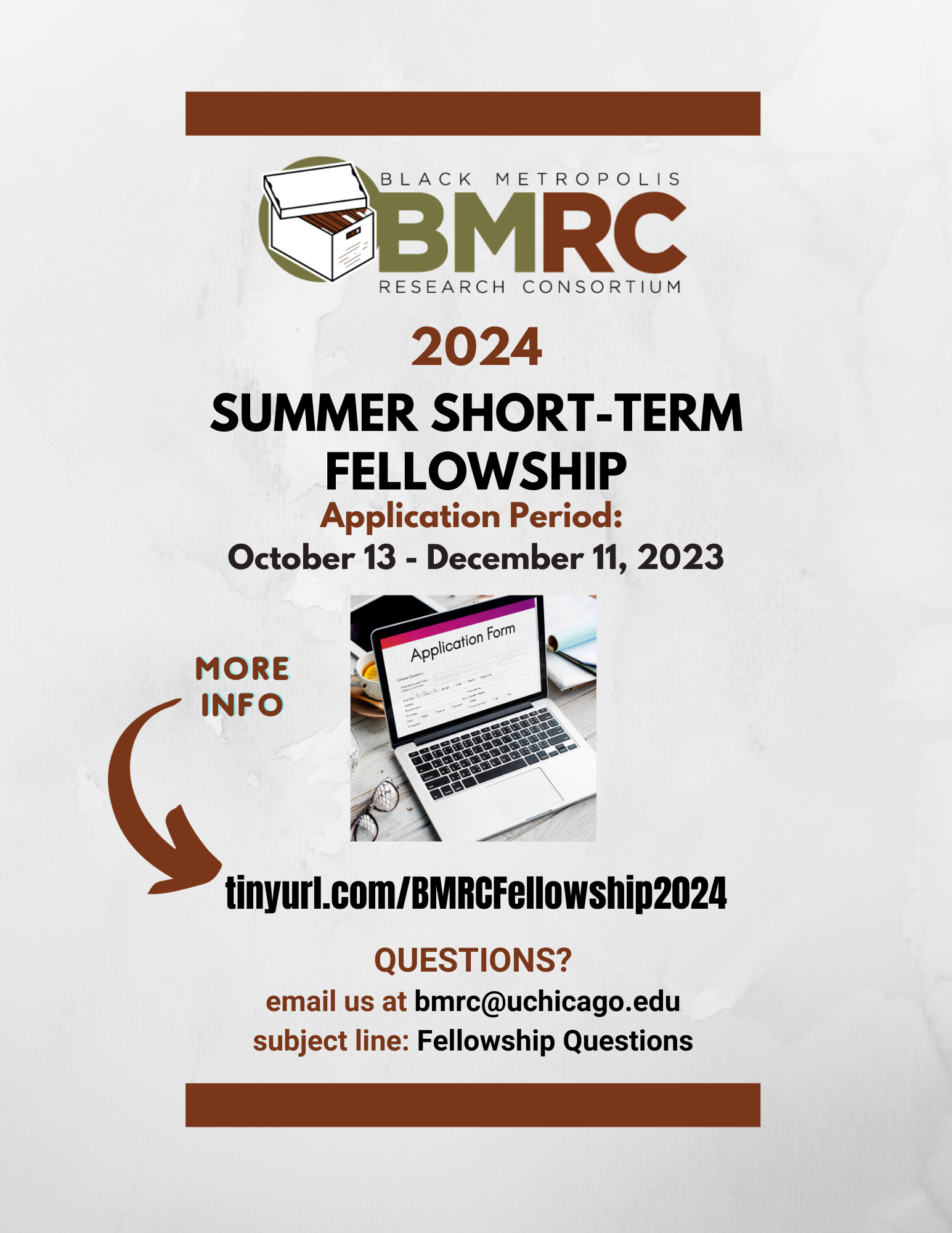 2024 BMRC FELLOWSHIP APPLICATION FLYER