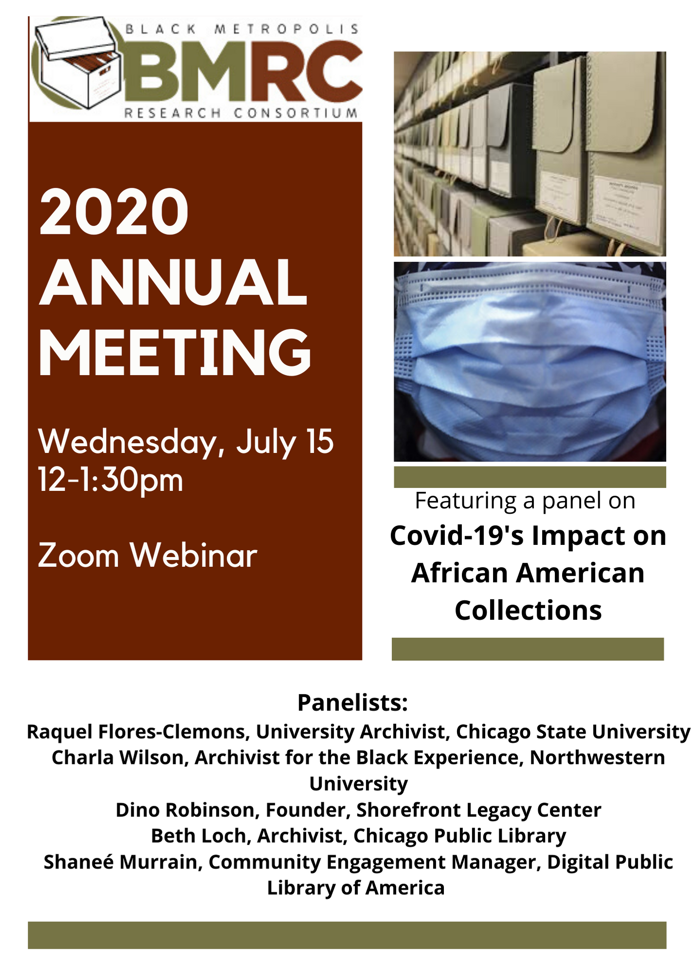 BMRC 2020 Annual Meeting Flyer