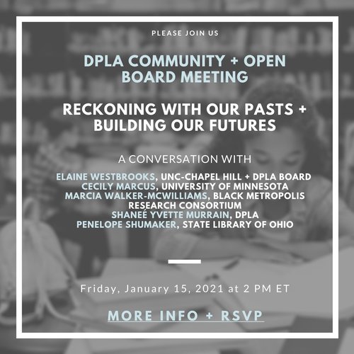 DPLA Meeting 1/15/21